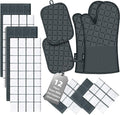 Oven Mitts Pot Holders Sets/Kitchen Towels and Dishcloths, Oven Gloves Kitchen by BSKSSK