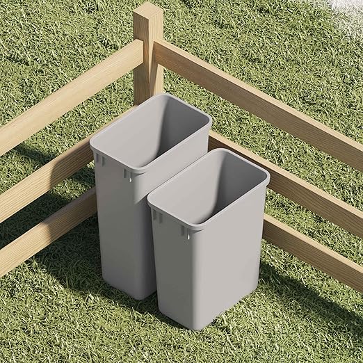 Dowell 35Qt Wastebasket Trash Container, - Image 8