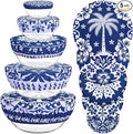 5 Pieces Bowl Covers Reusable, 5 Size Elastic Cloth Bowl Covers by Revahope