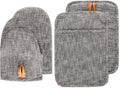 4Pcs Heat Resistant Oven Mitts & Potholders, Flexible Kitchen Accessories by Unknown