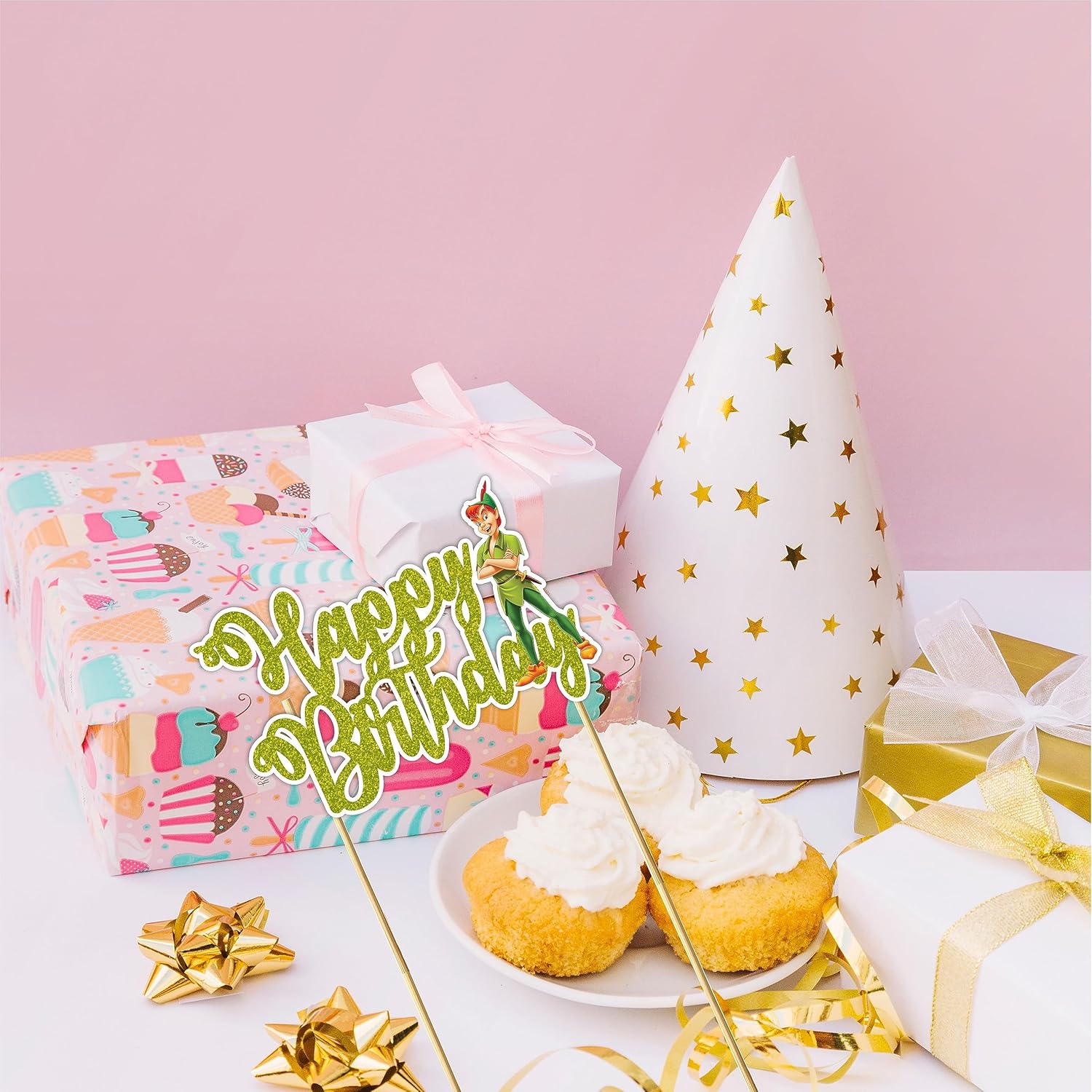 Seyal® Petr Pan Happy Birthday Cake Topper