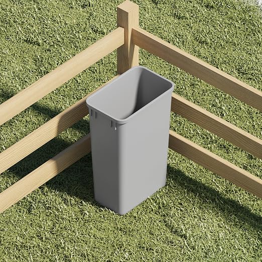 Dowell 50Qt Wastebasket Trash Container, - Image 3