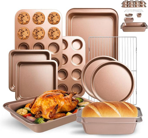 11-Piece Nonstick Baking Pans Set by Unknown