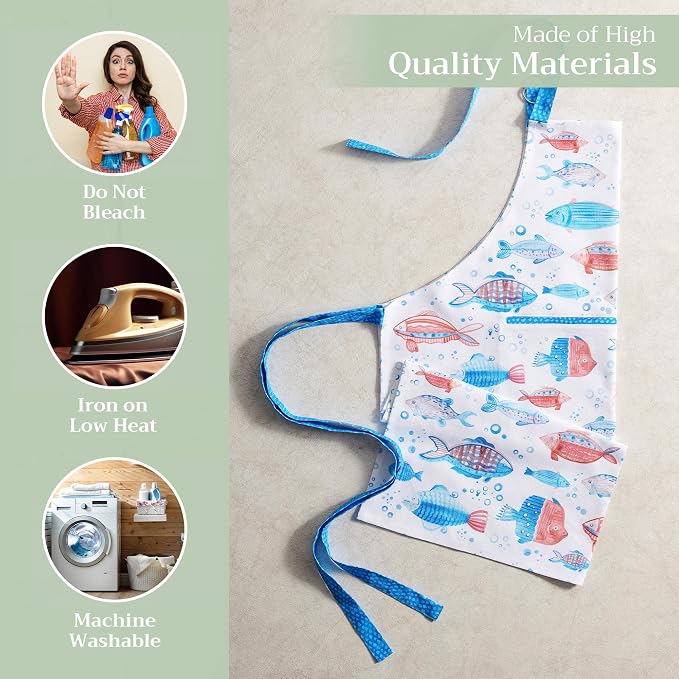 Maison d' Hermine 100% Cotton Apron - Image 3