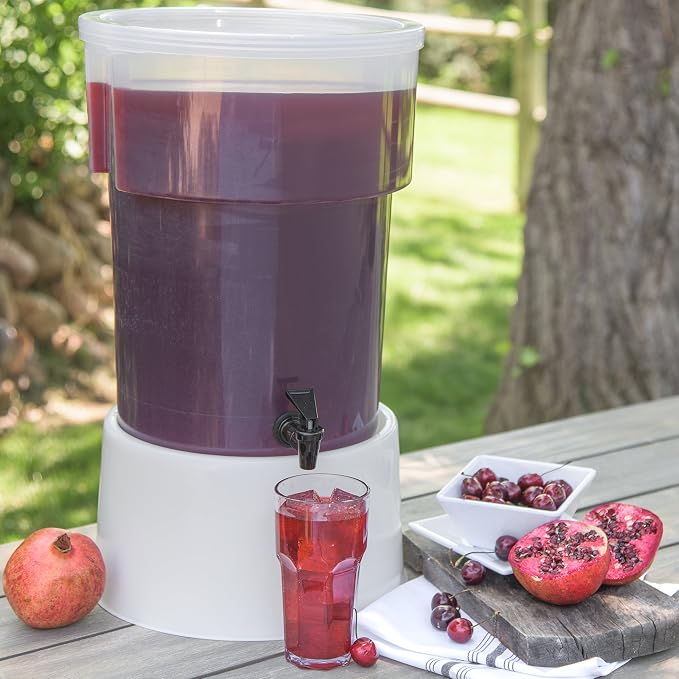 Carlisle FoodService Products Round Beverage Dispenser Drink Dispenser - Image 5