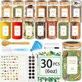 BGraceyy Spice Jars with Labels, Minimalist Stackable Airtight Spice Containers by BGraceyyMoments