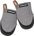 Cuisinart Heritage Mini Oven Mitts – 5.5” x 7” Heat-Resistant Kitchen Mitts by BestBrands