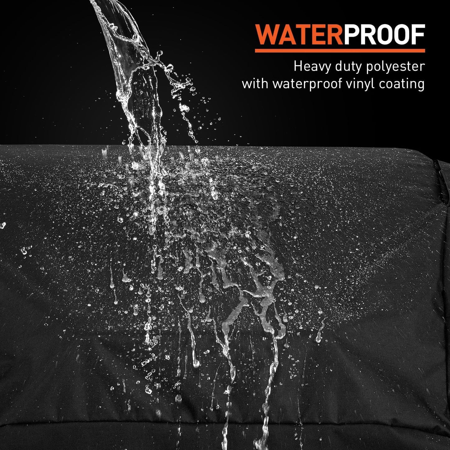 BBQ Grill Cover 53 Inch, Heavy Duty Waterproof Outdoor Gas Grill Cover, Fade Resistant Durable and Convenient Compatible with Charbroil Weber Spirit Nexgrill Napoleon