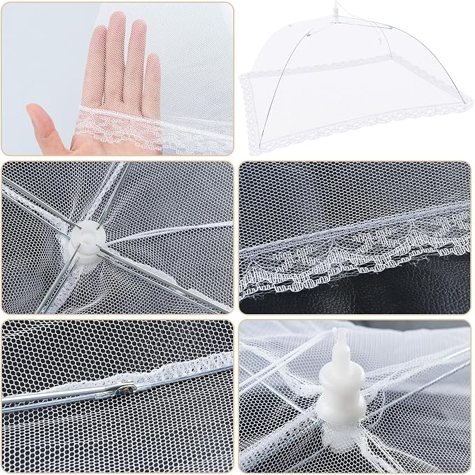 ESFUN Food Net Covers for Outside, Reusable and Collapsible - Image 7