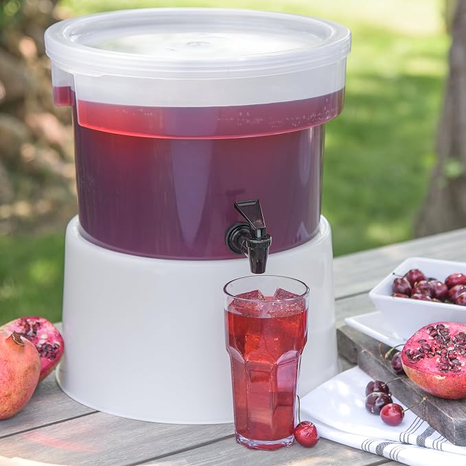 Carlisle FoodService Products Round Beverage Dispenser Drink Dispenser - Image 5