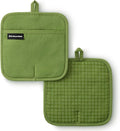 KITCHENAID Gourmet Series Gridlines Pot Holders 2-Pack Set, Heat Resistant up by KitchenAid