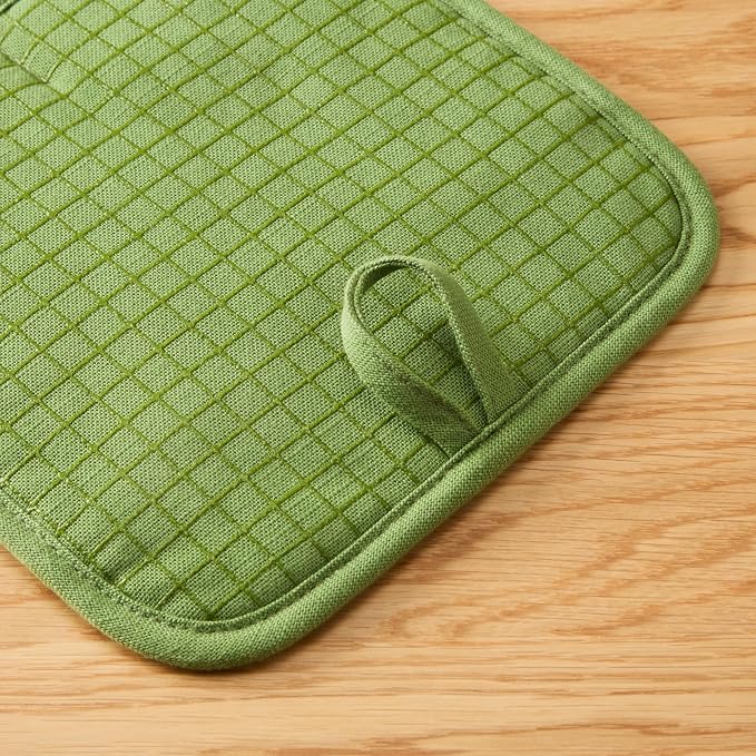 KITCHENAID Gourmet Series Gridlines Pot Holders 2-Pack Set, Heat Resistant up - Image 4