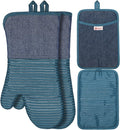Yutat Oven Mitts, Pot Holders Set of 4 Made by YUTAT