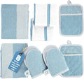 Casa Platino Silicone Oven Mitts Set, 8-Piece – 500°F Heat Resistant Mini Oven by CasaPlatino